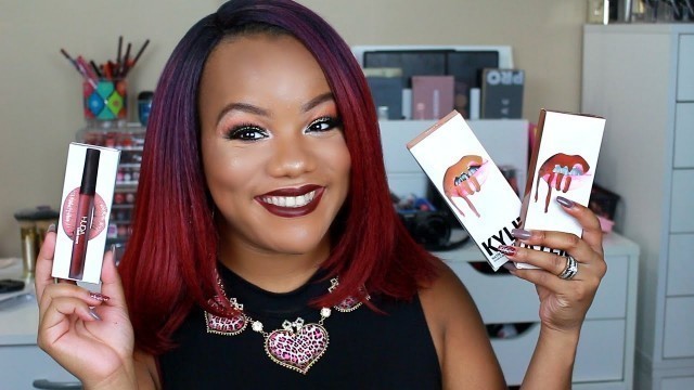 'Kylie Lip Kit Dupes, Huda Beauty, and Ulta Makeup Haul | YvetteLuvsBeauty'