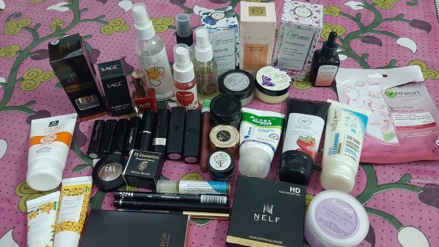 'Trying out some products received from subscription box | CGG Cosmetics, Nelf, Votre, TS Cosmetics'