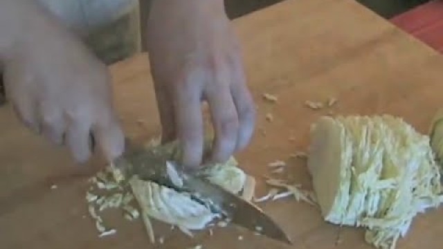 'how to shred cabbage for coleslaw food processor'