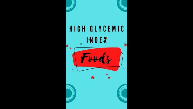 'High Glycemic Index Foods List | YouTube Shorts | Be Nutritive |'
