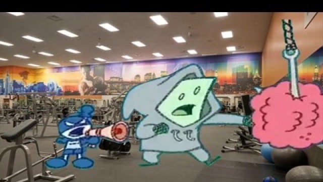 'Chalkzone: Snap fitness training Blocky'