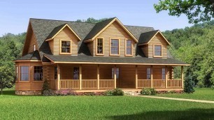 'Log Home Plans Under 2500 Square Feet (see description)'