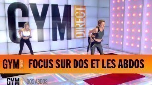 'FOCUS SUR LE DOS ET LES ABDOS - GYM DIRECT'