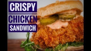 'My Favorate Fried Chicken Sandwich | Easy Crispy Chicken | Chef Jon ashton'