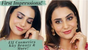 'WEDDING GUEST MAKEUP TUTORIAL USING NEW LAUNCHES | ELF COSMETICS| KAY BEAUTY | SIMMY GORAYA'