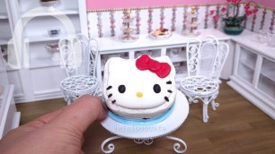 'Miniature Hello Kitty Cheesecake - real cooking mini food ASMR - ハローキティ'