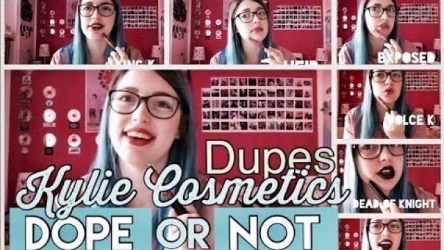 'Kylie Cosmetics DUPES #1: dope or not | Cl.au.ds'