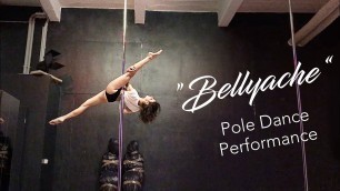 '\"Bellyache\" - Pole dance choreography & performance at a pole show'