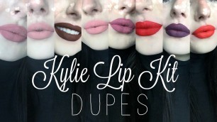 'KYLIE LIP KIT DUPES! ♡♡♡♡♡'