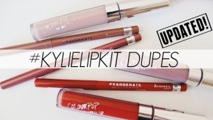 '#KYLIELIPKIT Dupes UPDATED! Part 2 | christinawhy'