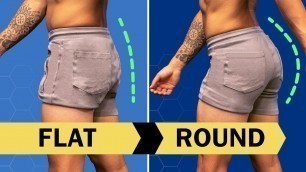 'The Best Glutes Workout To Grow Your Flat Butt (GYM OR HOME!)'
