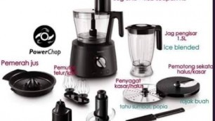 'Mudahnya guna Food Processor (FP) Philips yang serbaguna dan awesome ni..