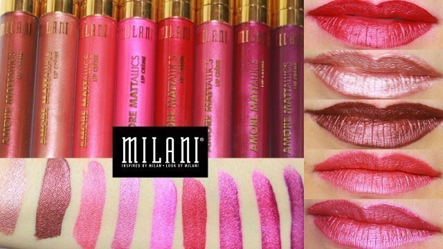 'NEW Milani Amore MATTallics Liquid Lipstick | Kylie Jenner Dupes?!'