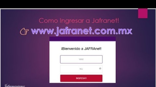 'Como entrar a Jafranet| Jafranet| uso de Jafranet| Desbloquear NIJ| Jafra Cosmetics|  Jafranet 2021'