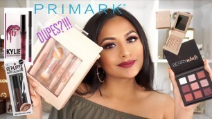 'Full face using PRIMARK MAKEUP DUPES!! 1st IMPRESSIONS !! KKW, HUDA BEAUTY, KYLIE LIP KIT!!'