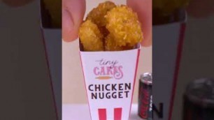 'Yummy Miniature KFC Spicy Chicken Nuggets Recipe #YumupMiniature'