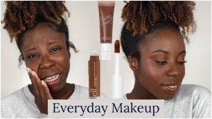 'Colourpop Tinted Moisturizer For DARK SKIN? | Elf Cosmetics Hydrating Concealer a GAME CHANGER?'