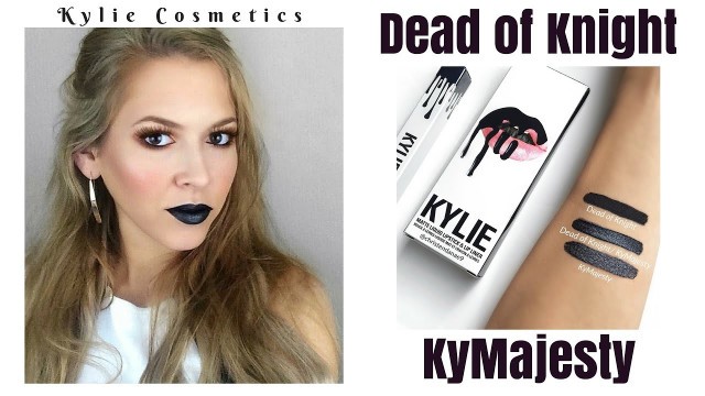 'NEW Kylie Cosmetics KyMajesty and Dead of Knight | Swatches | Review (not dupes!)'