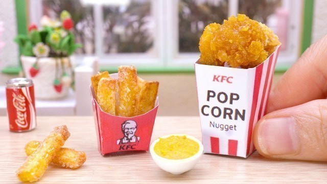'Yummy Miniature KFC Spicy Chicken Nuggets Recipe | So Delicious Tiny Food Cooking In Real Life'