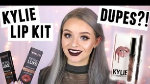 'MAKEUP REVOLUTION KYLIE LIP KIT DUPES?! | sophdoesnails'