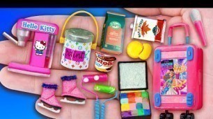 '12 DIY DOLL HACKS AND CRAFTS IDEAS: Cosmetics, Ice Skates and more !!!'