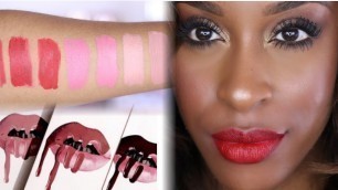 'Drugstore Kylie Jenner Lip Kit Dupes! | Jackie Aina'