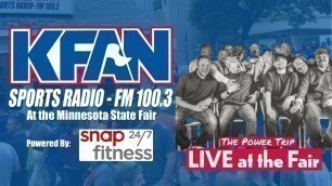 'The Power Trip Morning Show LIVE with #KFANatTheFair presented by @SnapFitness'