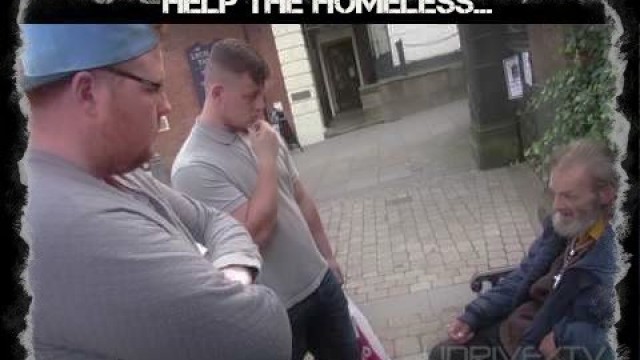 'Giving to the homeless'