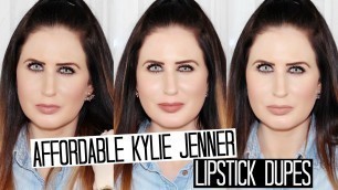 'Kylie Jenner MAC Lipstick Dupes - Affordable & Drugstore!'