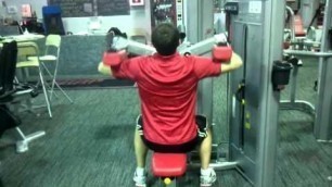 'Cybex lateral raise machine snap fitness'