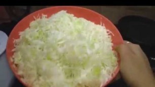'How to cut cabbage finely in food processor within seconds'