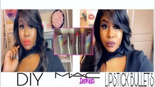 'DIY HOMEMADE LIPSTICK| LIPSTICK BULLET | MAC COSMETICS INSPIRED | VERYVEELOBEAUTY'