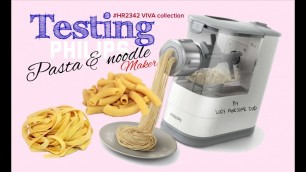 'Making Pasta with the new Philips Pasta and noodle maker VIVA Collection compact HR2342 How to clean'