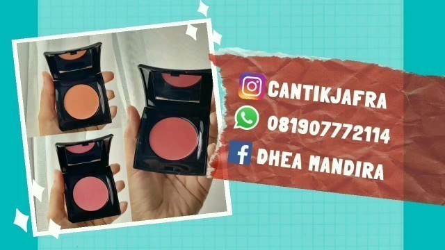 'TUTORIAL MAKE UP PAKAI JAFRA CREAM BLUSH GLOWING CETAR'