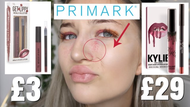 'TESTING PRIMARK DUPES AND SPILLING THE TEA! Kylie cosmetics, Urban Decay etc'