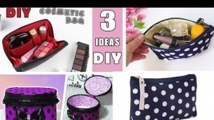 '3 diy a bag for cosmetics // superb bag ideas design fast making'