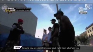 'BTS: a Homeless man giving advice to BTS 6 YEARS AGO'