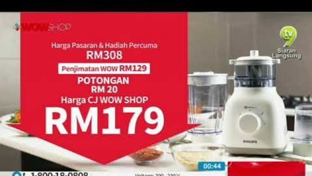 'PHILIPS SAMBAL MAKER S8 / TV9 / P4534 / 17 SEPT 2019'