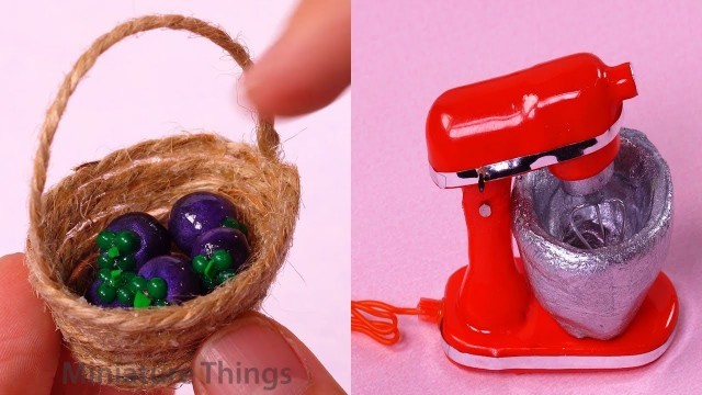 'DIY Miniature Kitchen Items #Shorts'