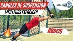 '19 Meilleurs exercices pour les ABDOS avec TRX (Sangles de suspension) 