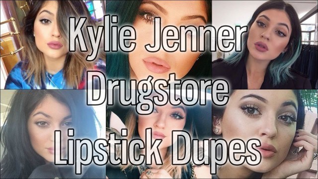 'Kylie Jenner DRUGSTORE Lipstick Dupes! | Arshia\'s Makeup'