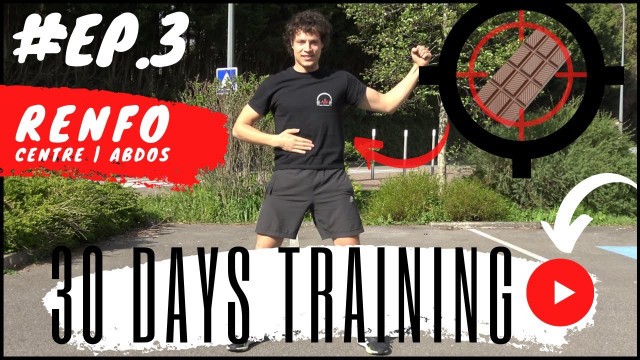 'Training Challenge 30 jours | Episode 3 | Renfo centre Abdos | MAT FITNESS'