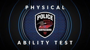 'MPD Ability Training Video'