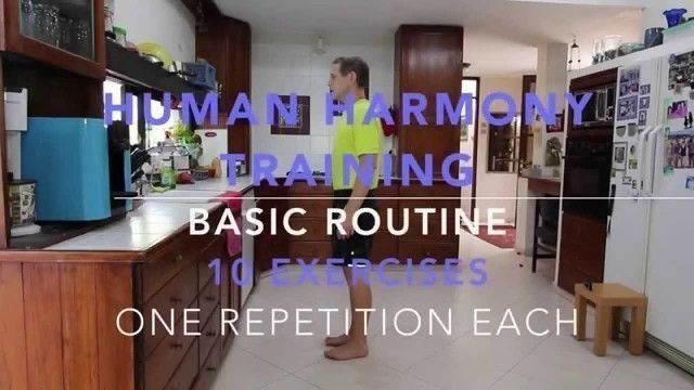 'Human Harmony Training - The BASIC 10 exercise routine'