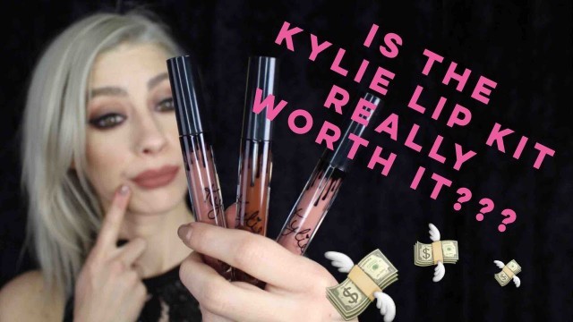 'Are the Kylie Lip Kits Really Worth It?? Swatches and Dupes!'