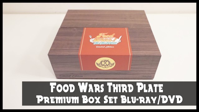 'Rightstuf Anime Unboxing | Food Wars! The Third Plate [Premium] Box Set - Blu-Ray/DVD (2020)'
