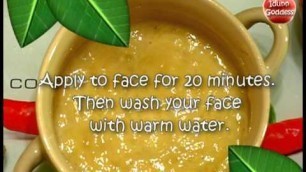 'Anti AGING skin care - Banana masks recipes - Natural homemade cosmetics'