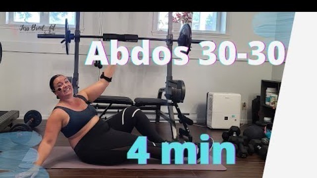 'Entrainement Abdos 30-30 (Abs workout) / 4 minutes'