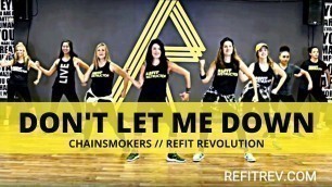'\"Don\'t Let Me Down\" || Chainsmokers || Daya || REFIT® || Fitness'