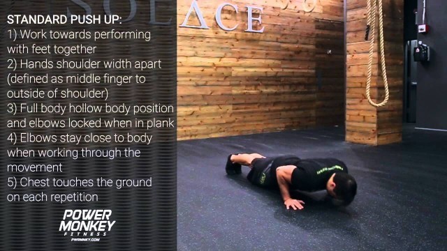 'Monkey Method- Standard Push Up'